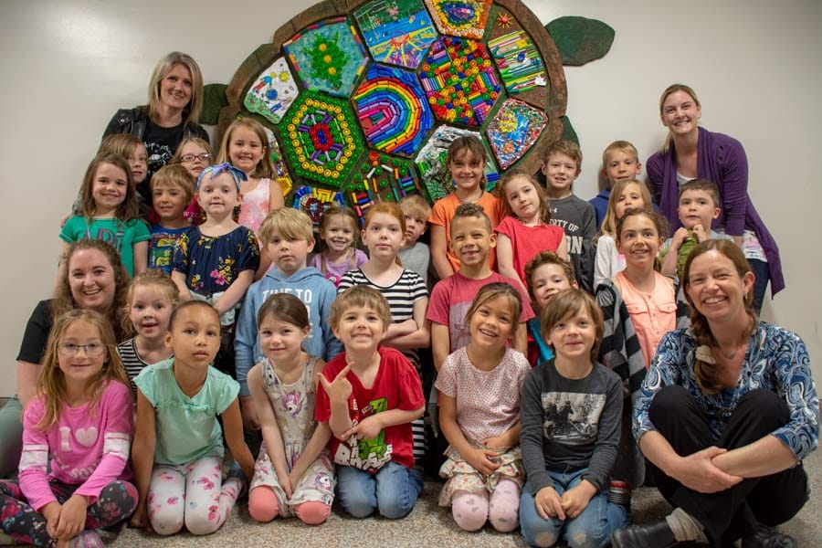James McQueen Public School turns trash into art