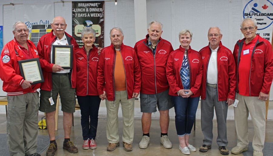 CW Shuffleboard Club members inducted into Ontario Shuffleboard Association Hall of Fame