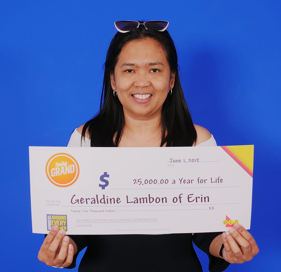 Erin woman wins $25,000 a year for life in Daily Grand lottery draw