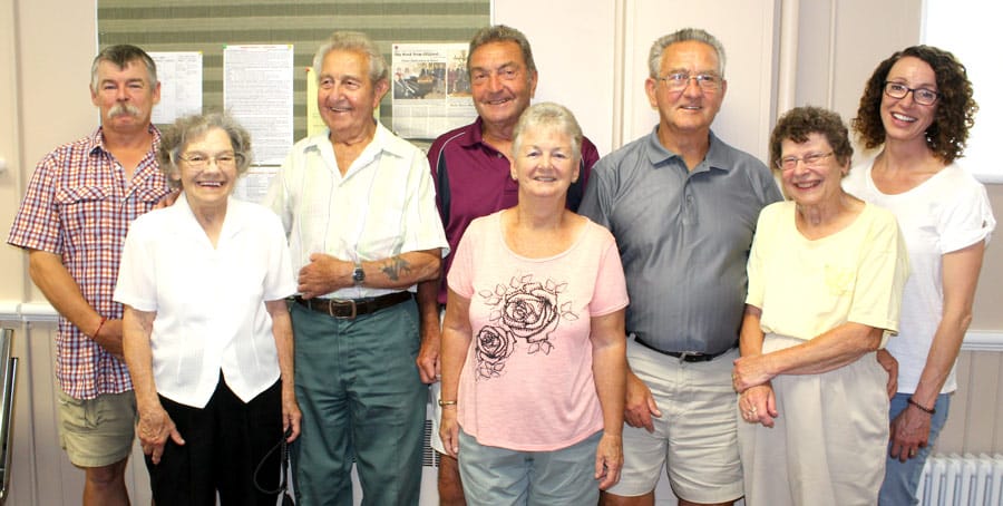 Seniors hear about African excursion at congregate dining session in Clifford