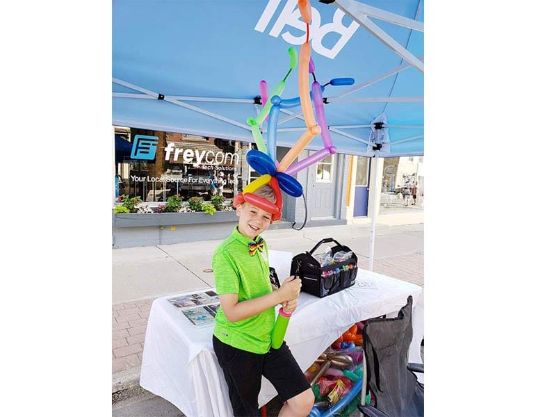 North Wellington Youth Spotlight:Youth turns ballooning talent into local business venture