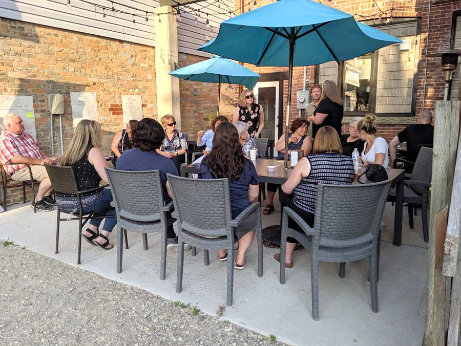 Mapleton Chamber of Commerce hosts Ice Cream Social
