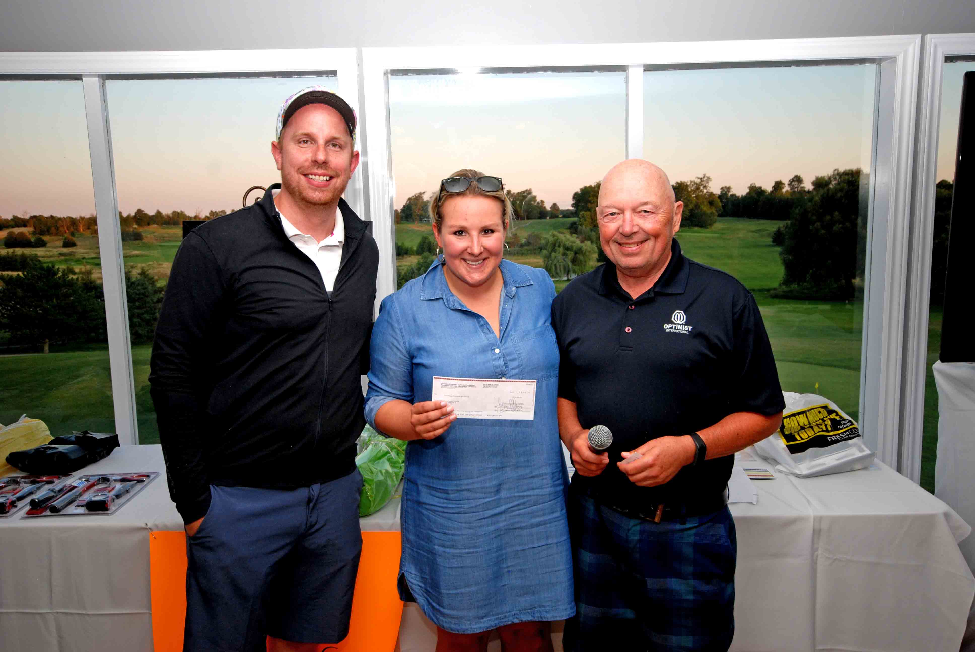 Donation from the Canadian Children’s Optimist Foundation