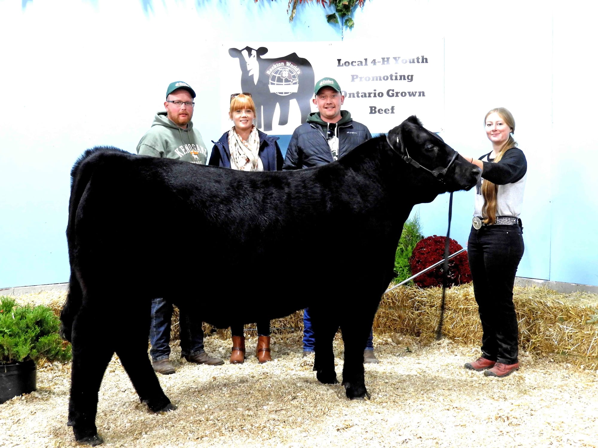 Kate Thring participates in Rockton World's Fair 4-H Finale Show and Sale