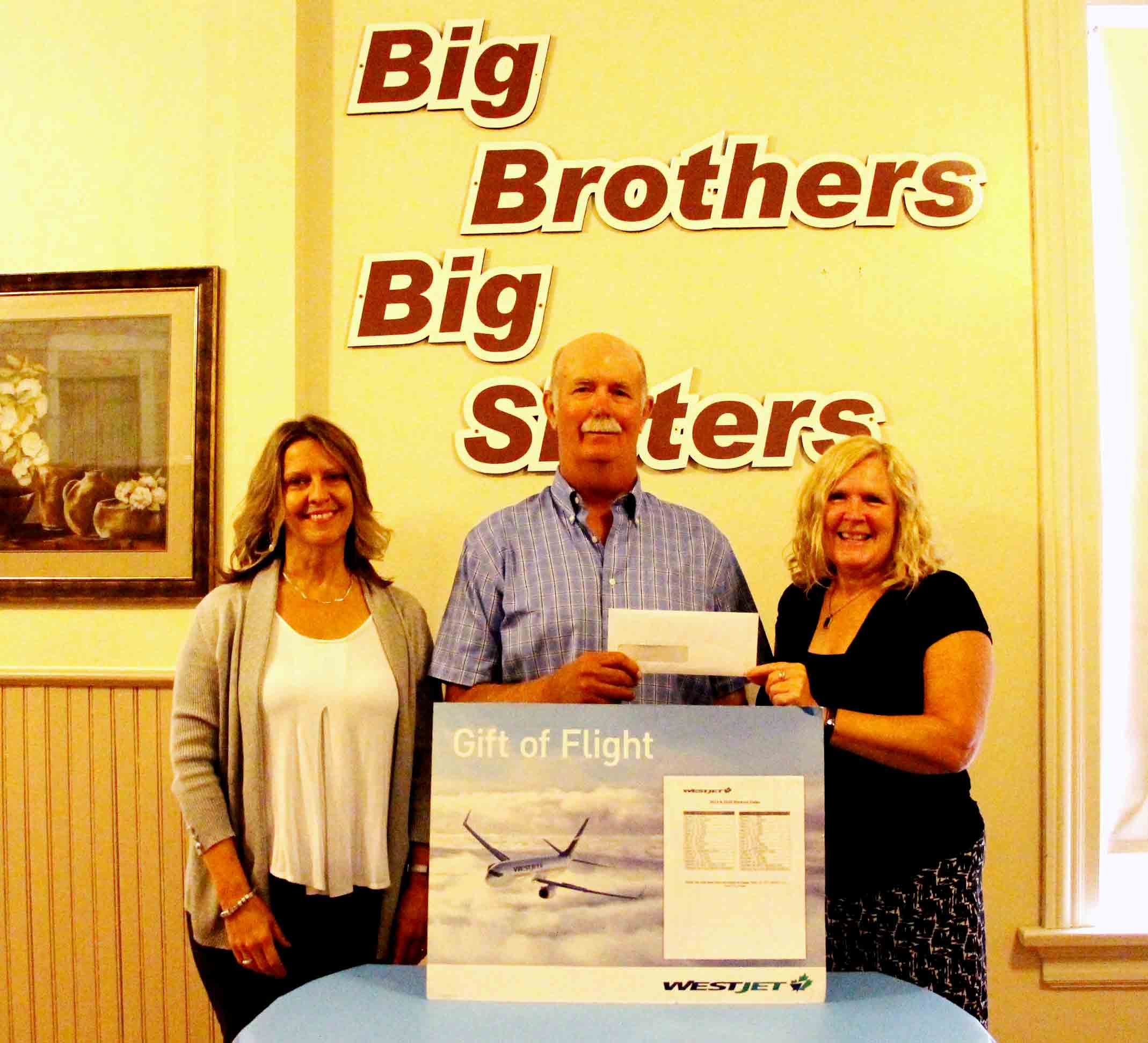 Big Brothers Big Sisters of North Wellington held its WestJet Cares for Kids