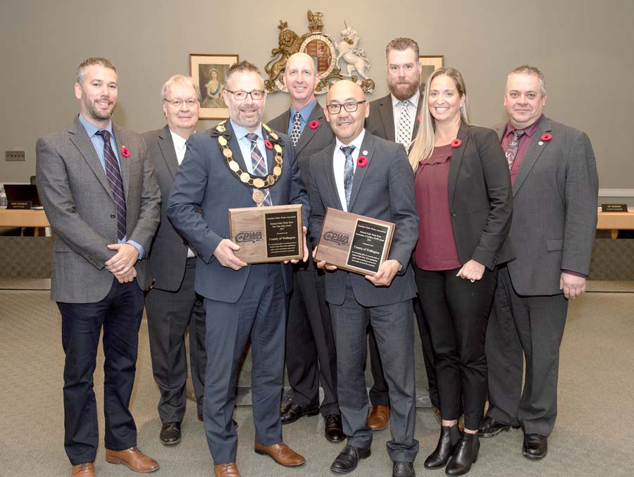 Wellington County earns two awards from Canadian Public Works Association