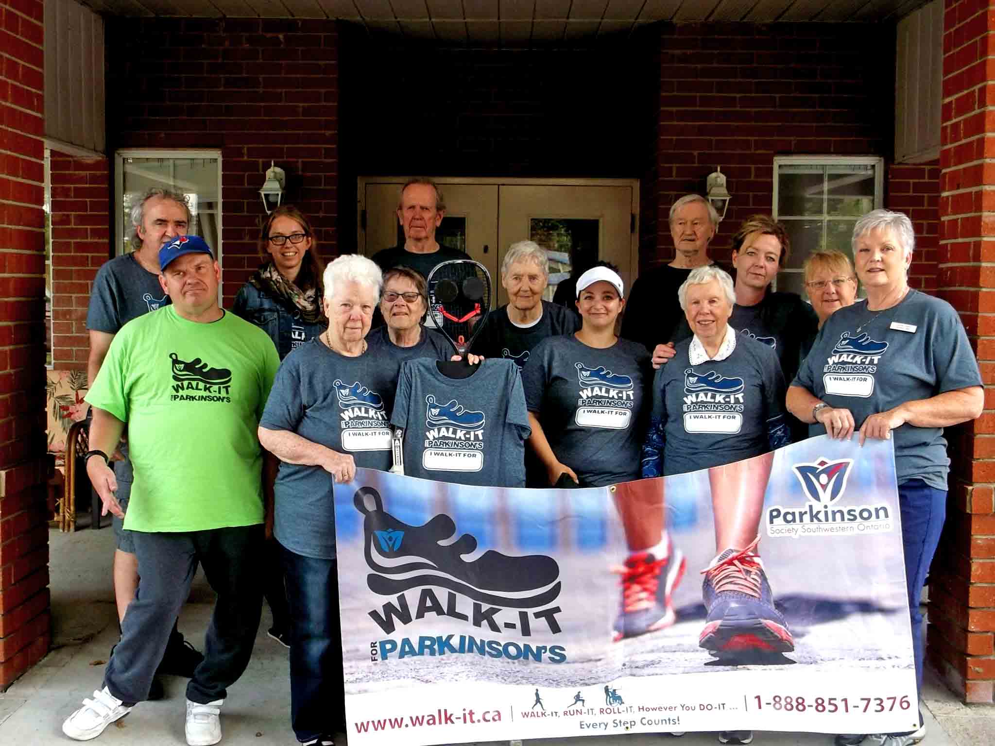 Highland Manor's "Walk it Challenge" raised funds for Parkinson's disease
