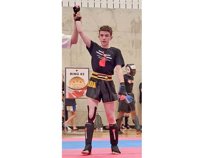 Mount Forest kickboxer brings home medals