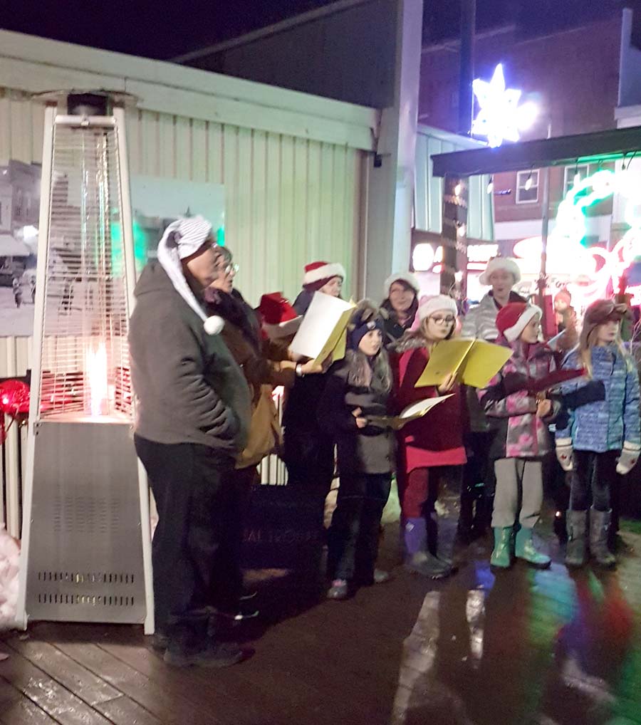 Harriston's Light Up the Town brought music to the street