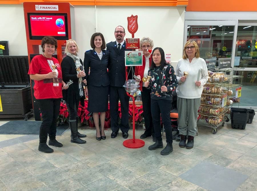 Grand River Ringers supported Salvation Army