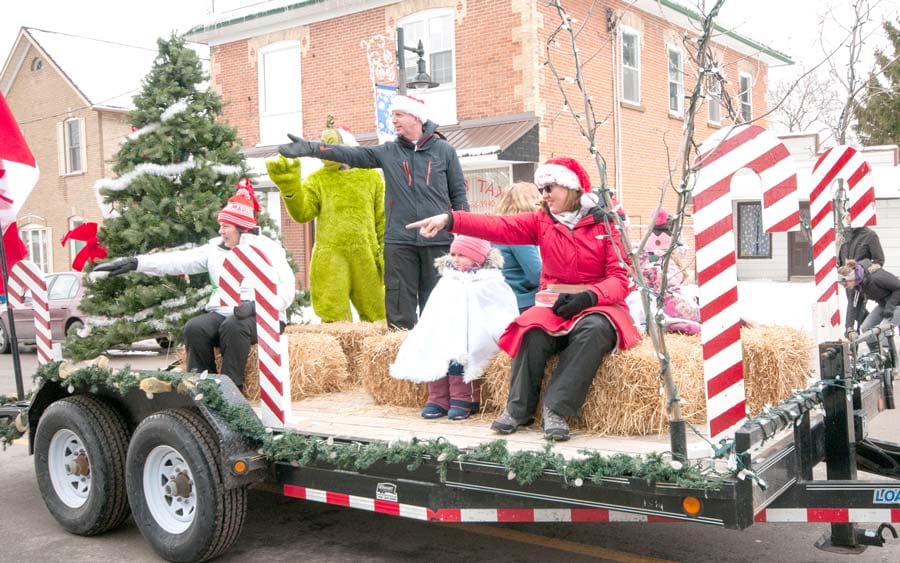 Moorefield welcomed Santa to town on Dec. 7