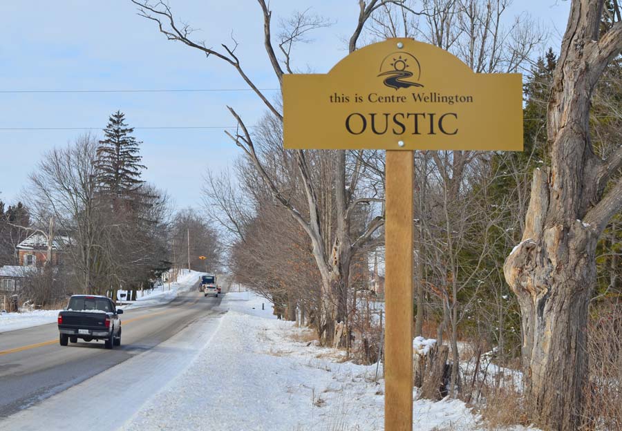 New signs mark Centre Wellington hamlets