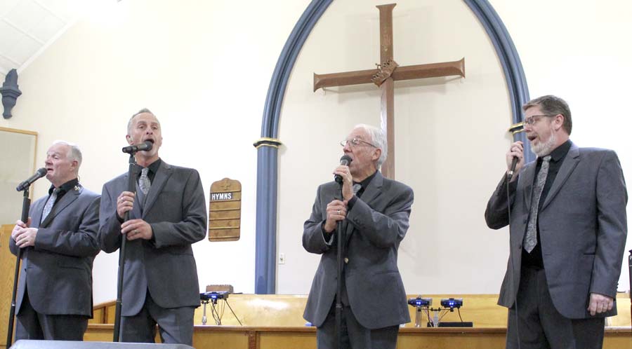 The Torchmen Quartet performed in Clifford