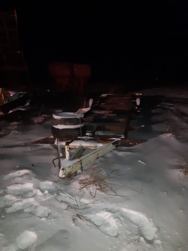 Invoice pending following unauthorized burn of trailer