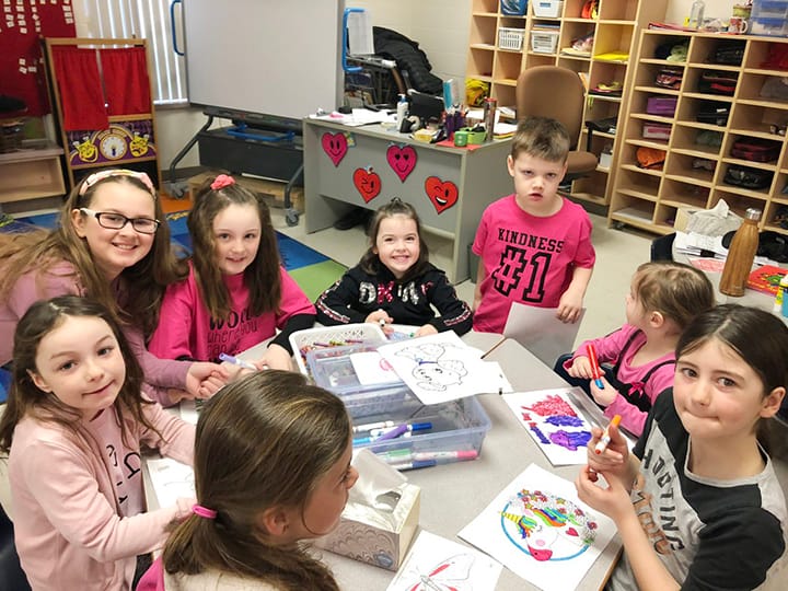 Arthur's St.John Catholic School in Arthur took part in Pink Shirt Day
