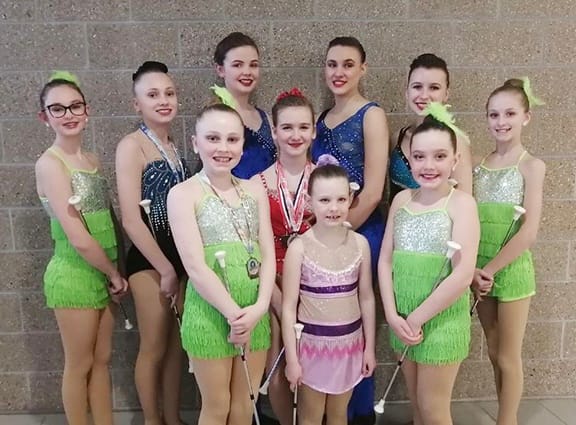 Superstars Baton Club compete in Ohio
