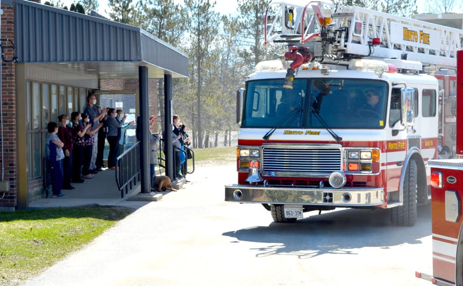 First responders pay tribute to local health care workers