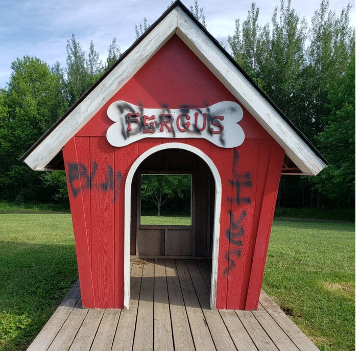 Fergus dog park hit by vandals - again