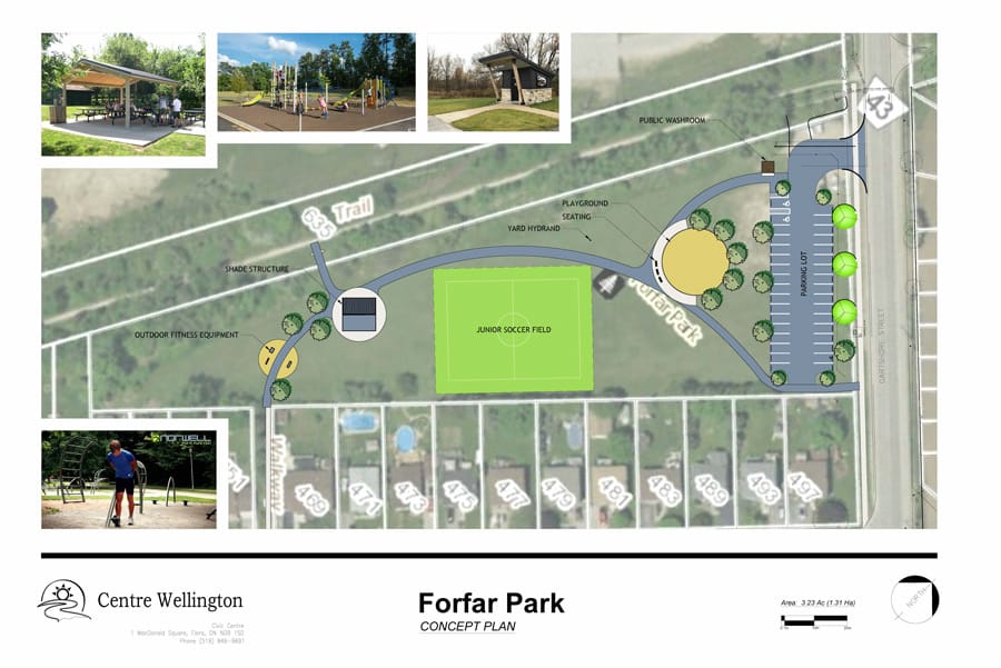 Outdoor fitness equipment coming to Forfar Park