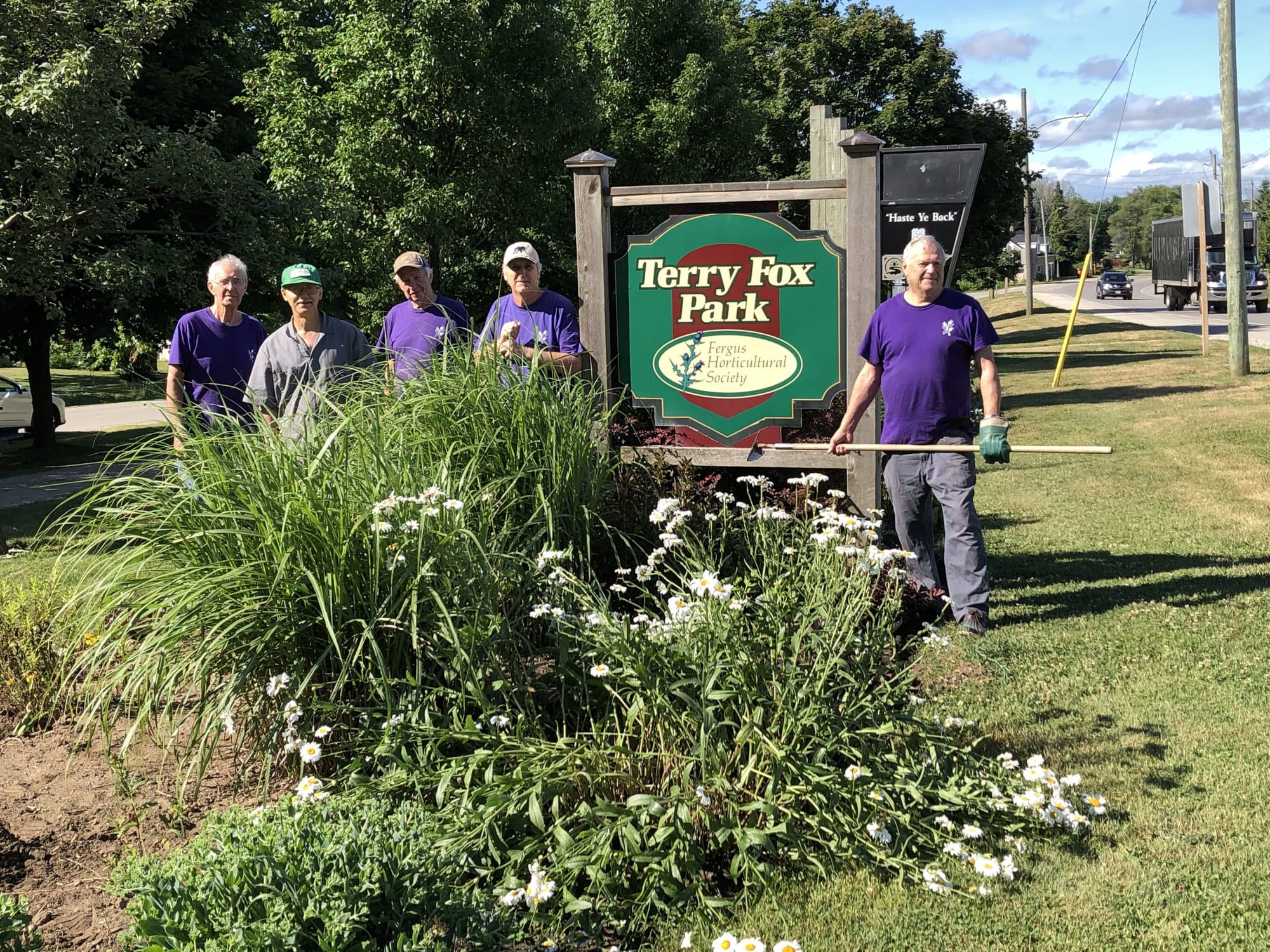 Fergus Horticultural Society volunteers happy to be back in the gardens