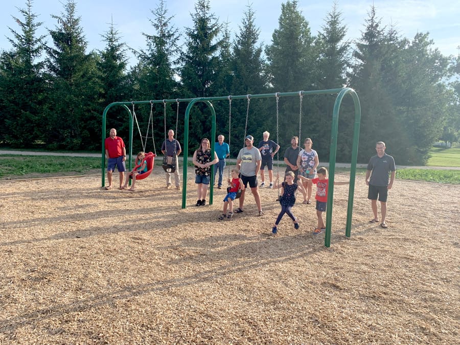 New swings installed in Alma's Wallace Cumming Park