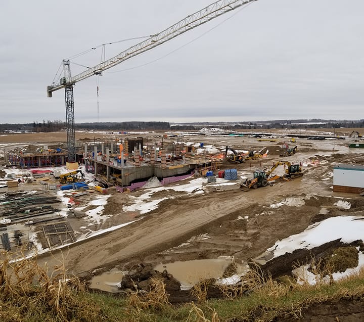 New Groves hospital construction progressing
