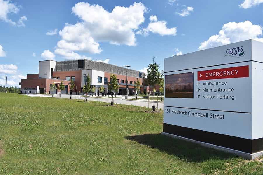 A look inside the new Groves Memorial Community Hospital