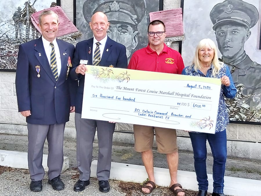 Louise Marshall Hospital foundation receives Legion donations