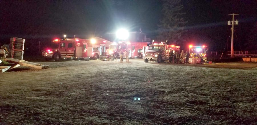 Rural workshop damaged in fire