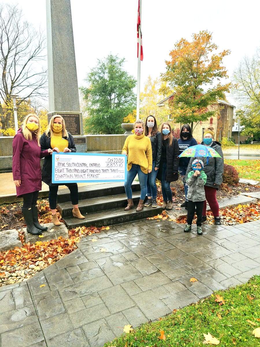 Mount Forest Downtown Gold Bikes for Simon Campaign raised more than $17,500