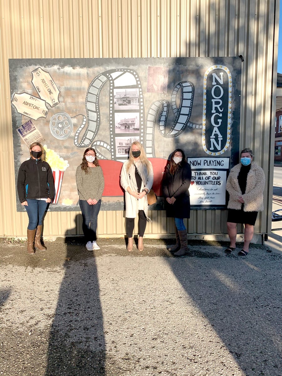 Norgan Theatre unveils new mural