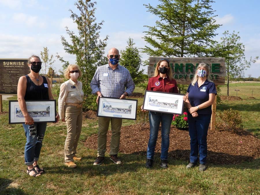 Sunrise hosts a socially distanced, masked, regulated outdoor Memorial and ‘In Honour’ Ceremony