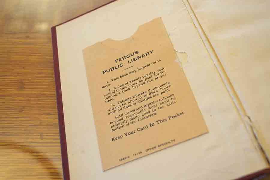 Long overdue: Century-old book checked out in the ‘40s or ‘50s returned to Fergus Public Library