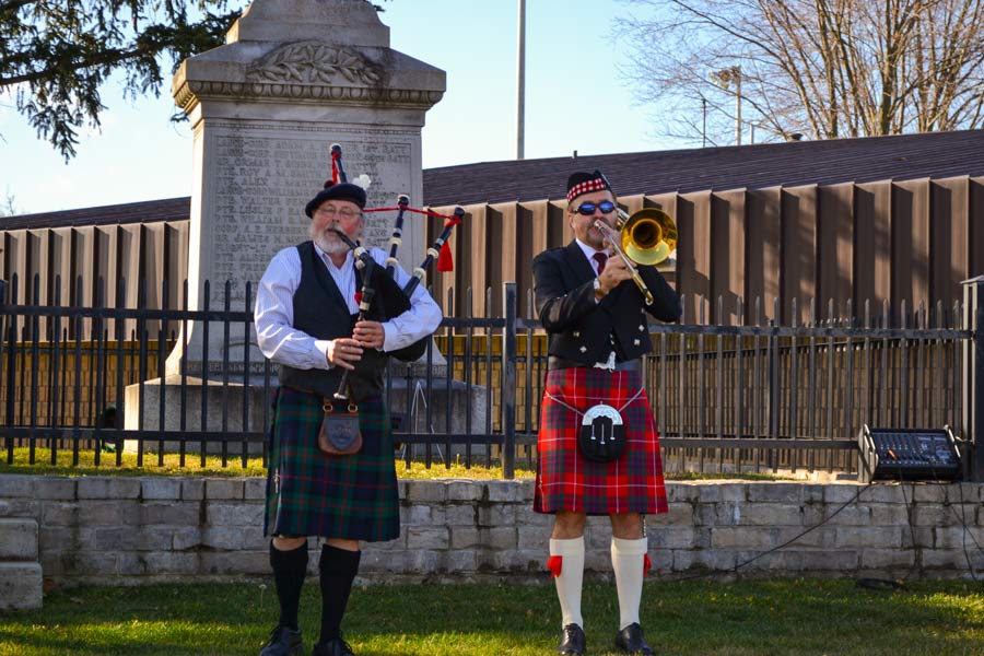 Optimists of Puslinch organized Remembrance Day ceremony at cenotaph
