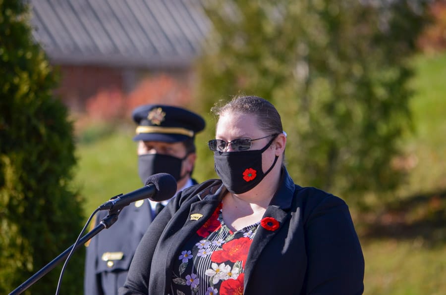 Guelph-Eramosa Remembrance Day Service held at Rockwood cenotaph