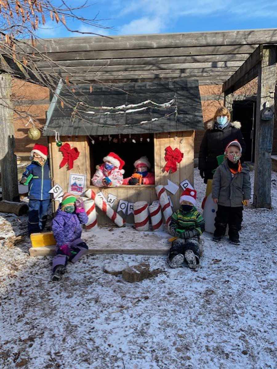 Elora Public School's Santa's Workshop gave students fun outdoor play