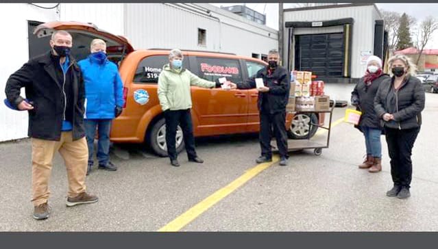 Stuff-the-Van supported Mount Forest Christmas Bureau and Community Pantry