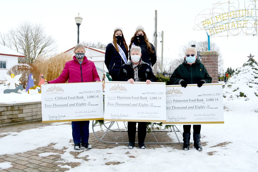 Royal presentation benefits three Minto food banks