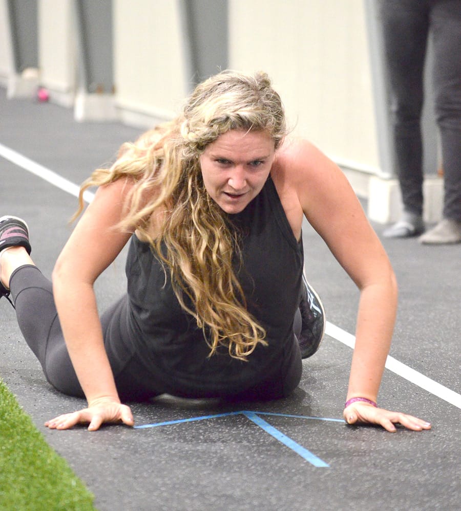 Mapleton's Leona Ottens sets Guinness mark for fastest burpee mile