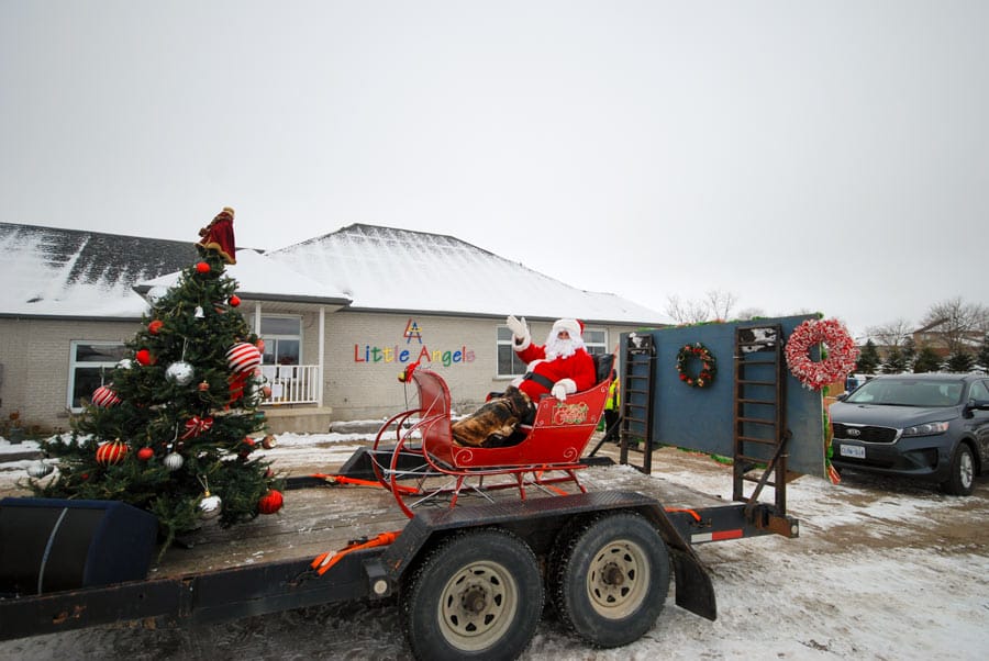 Santa Claus Cruise weaved through Fergus on Dec. 5