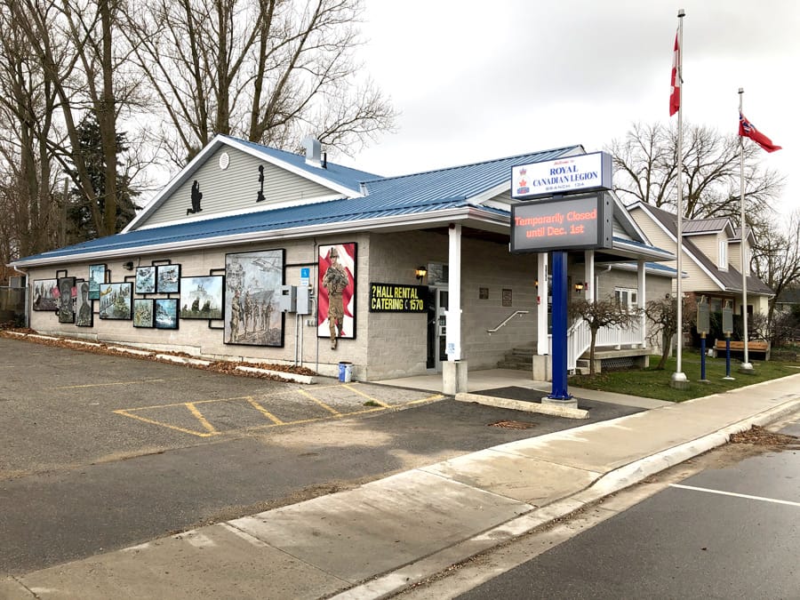 MP John Nater announces support for Legions in Perth-Wellington