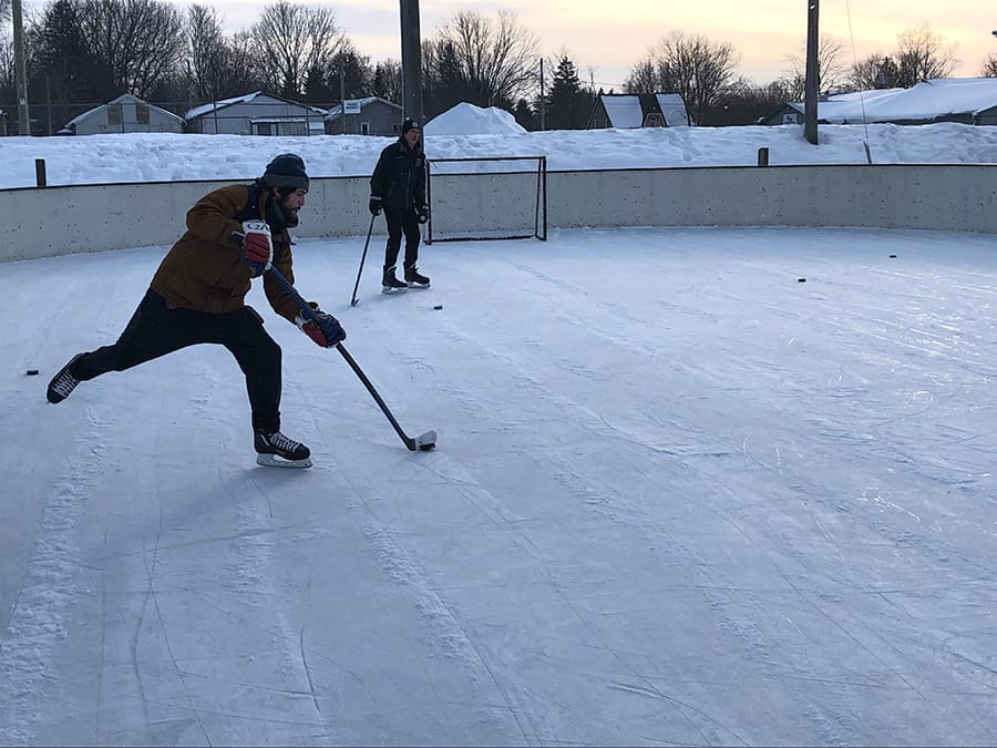 Moorefield Optimist Club's outdoor rink allows people ice-time