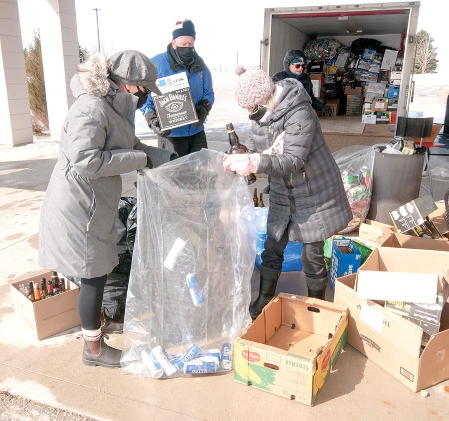 Alma Community Recreation Association hosts bottle drive for pollinator garden