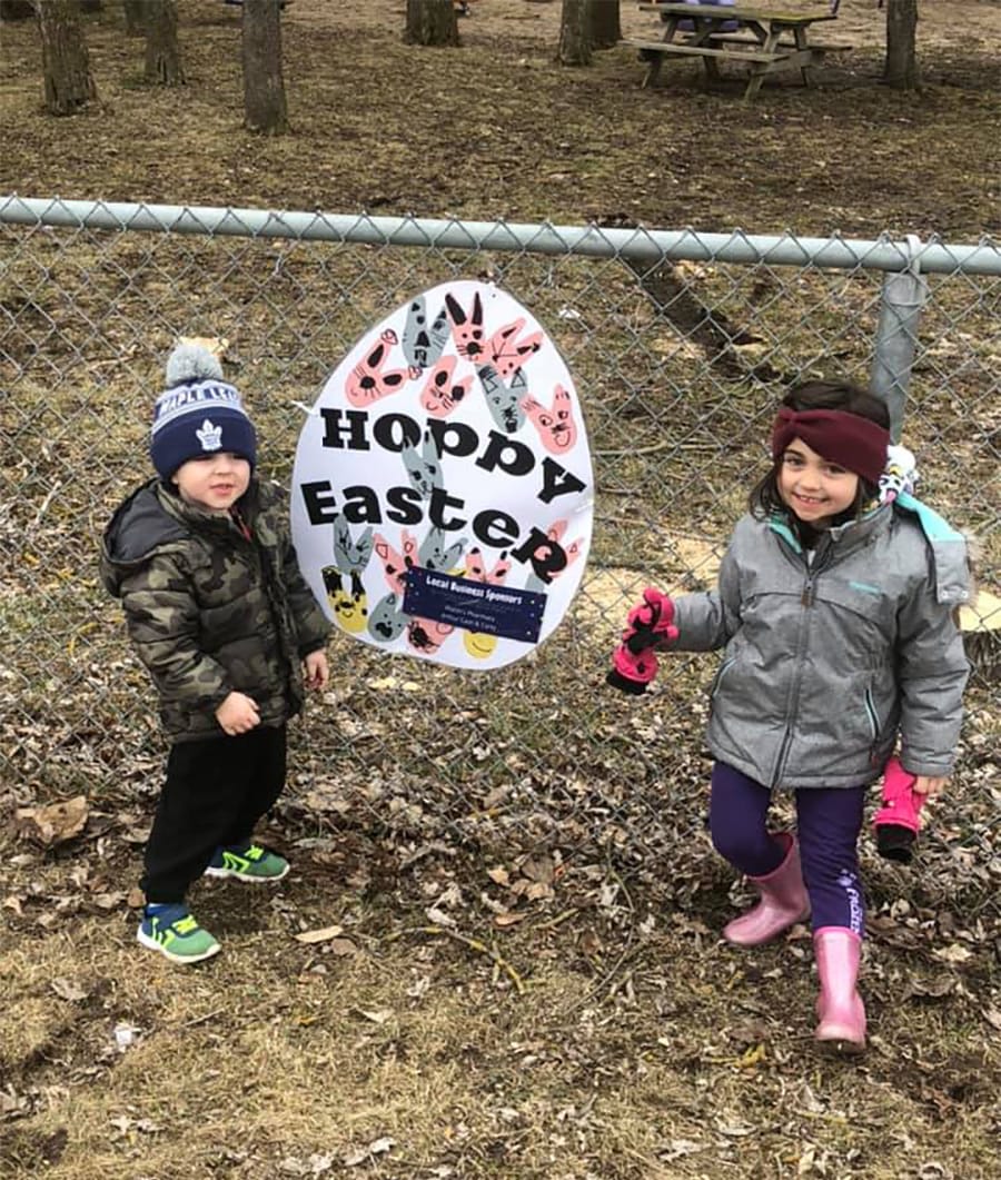 Arthur Chamber of Commerce hosted a Community Easter Egg Hunt