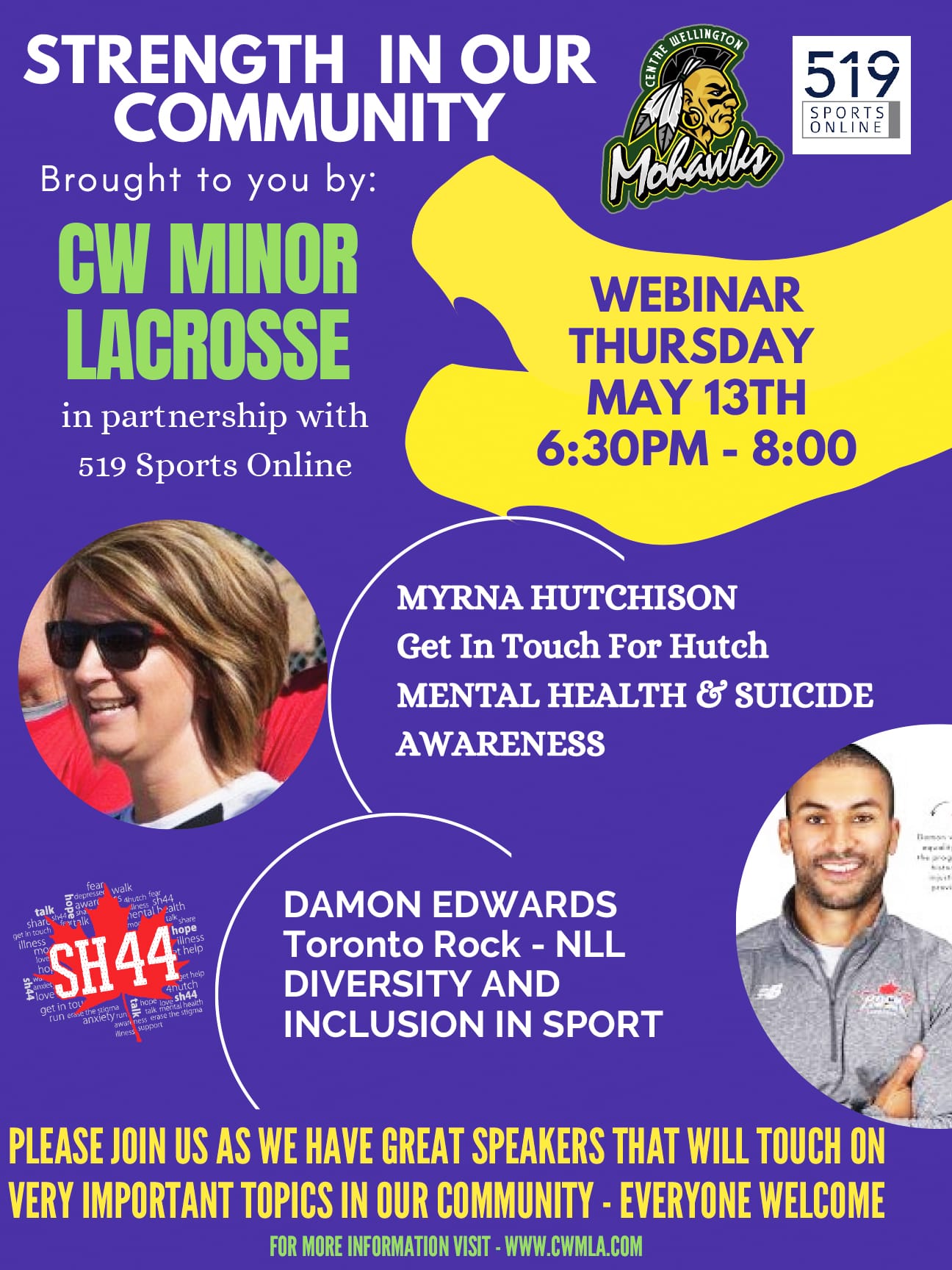 CW Minor Lacrosse to host webinar on diversity in sport, mental health awareness
