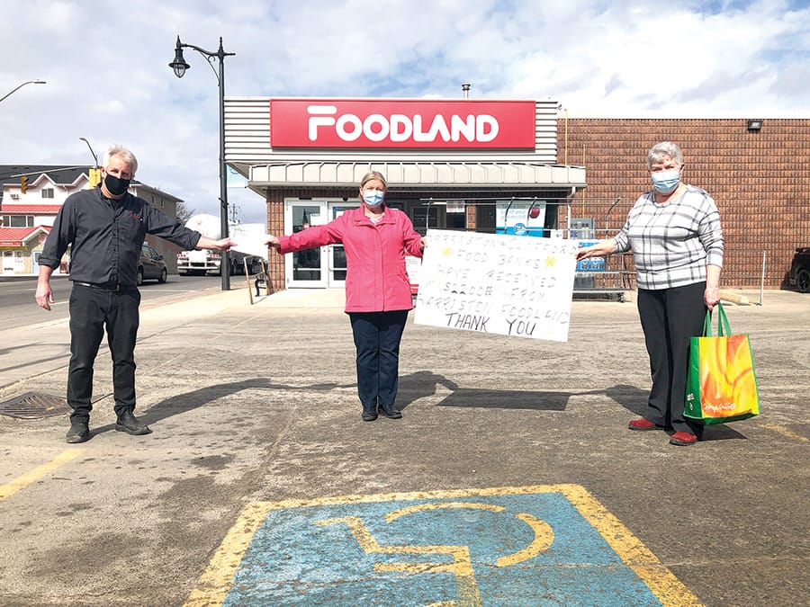 Harriston Foodland makes donation to local food banks