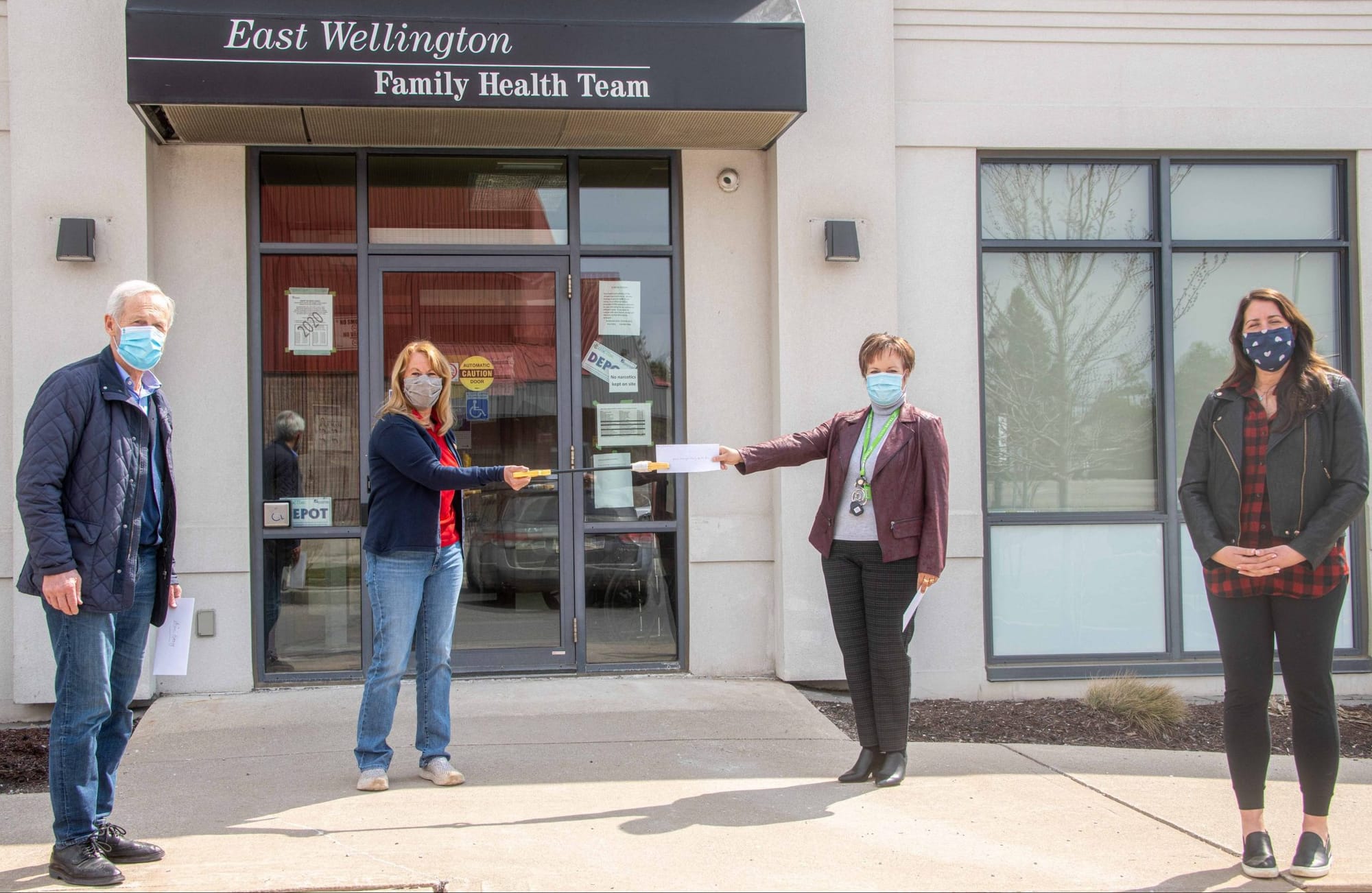 Rotary Club of Erin helps Family Health Team buy vaccination fridge