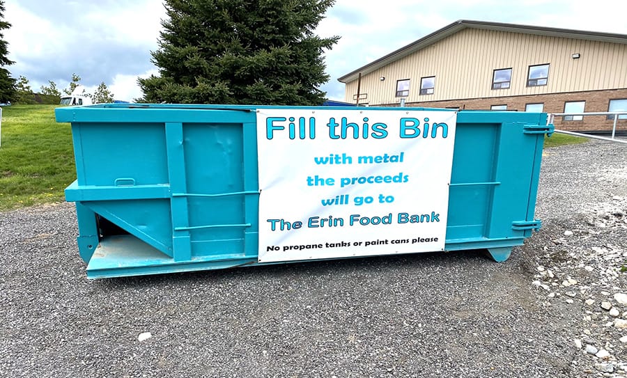 Local business donating scrap metal proceeds to support EWCS food bank