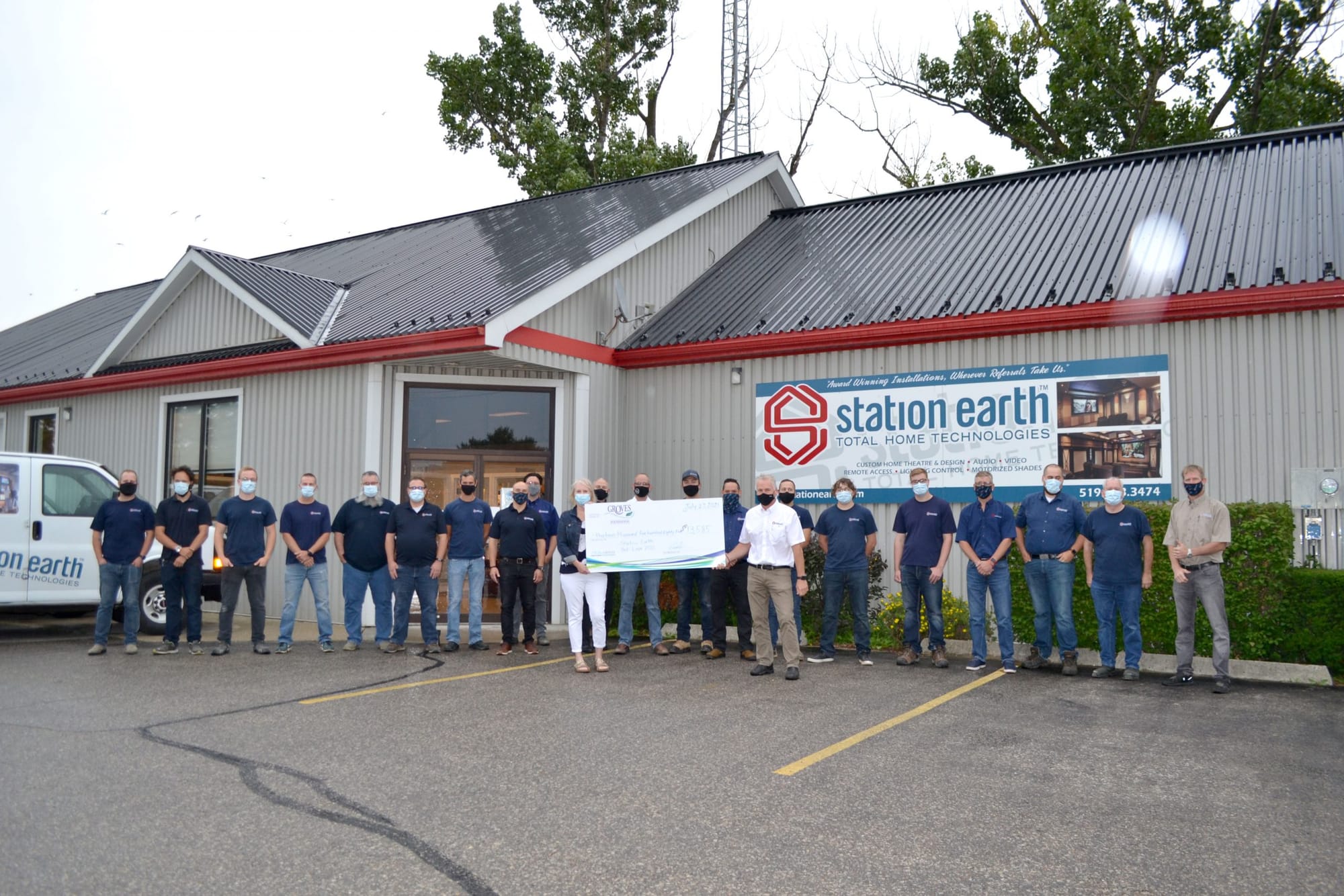 Station Earth raises $13,585 for Groves