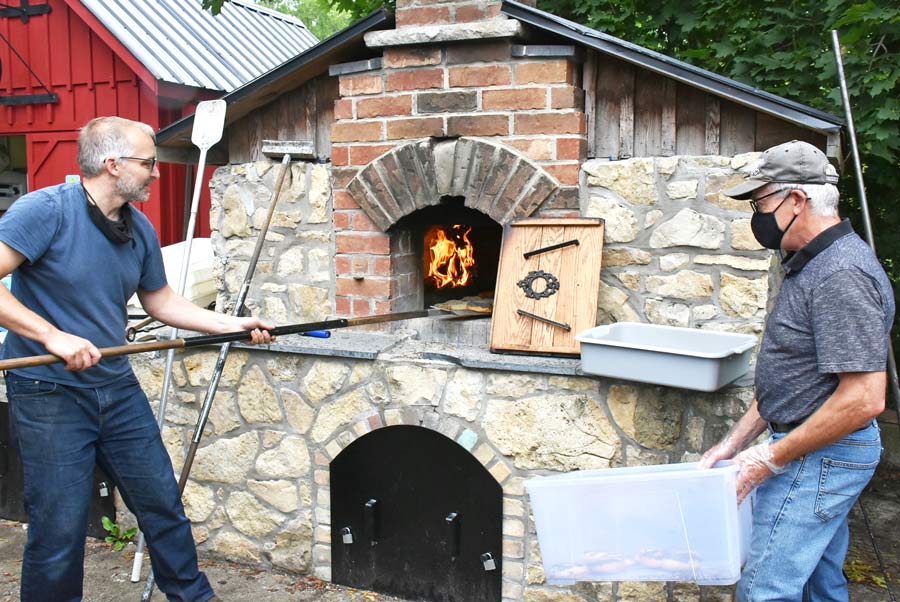 KIPP fired up their outdoor oven in Elora's Bissell Park